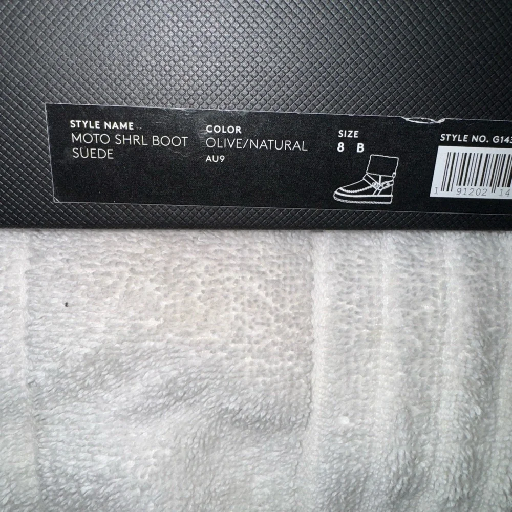 COACH  Shearling-Lined Moto Boots Suede size 8 NEW NIB - Picture 13 of 14